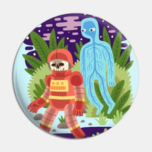 Haunted Astronaut Pin