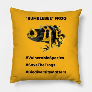 "Bumblebee" Frog Pillow