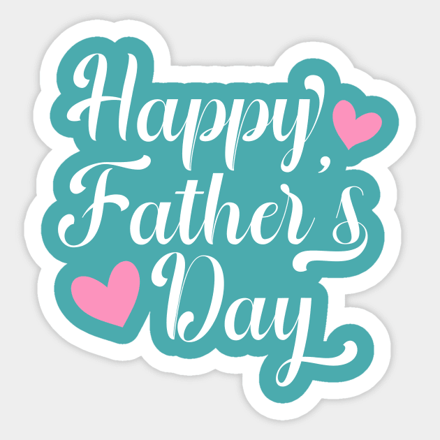 Happy Father's Day' Sticker