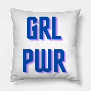 GRL PWR - Blue/Purple Pillow