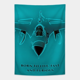 Fighter Jet Born P2 Tapestry