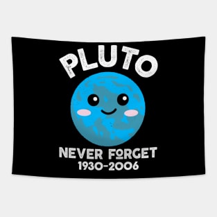 Pluto Never Forget Tapestry