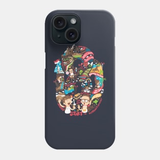 amazing traveler Indonesia illustration Phone Case