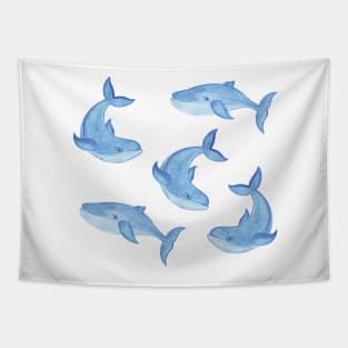 Blue Whales Tapestry