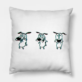 Courage the Cowardly Dog Pillow