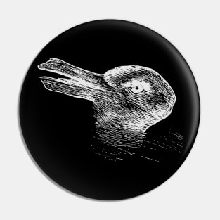 Optical Illusion - Rabbit Duck Pin