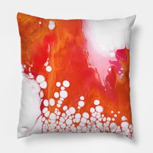 Raspberry Ginger Swirl Pillow