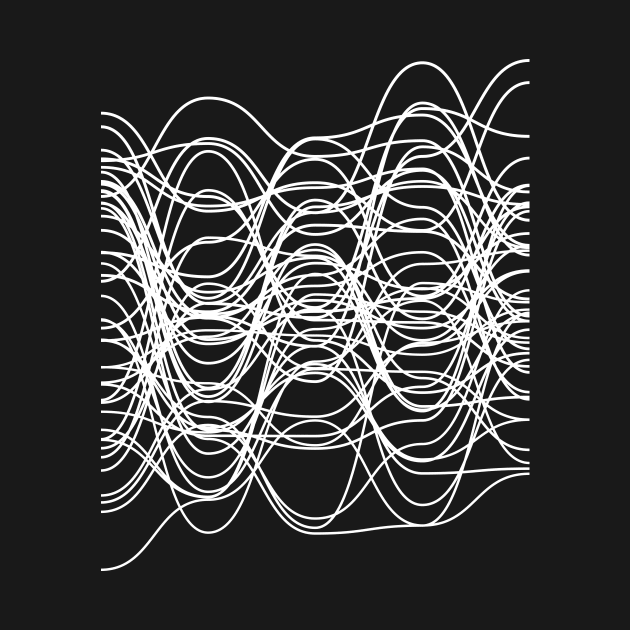 wavy geometric lines by lkn