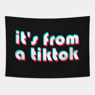 It's From a TikTok! Tapestry