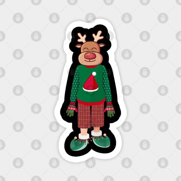 Funny-Christmas Magnet by Creatifly Graphic Tees