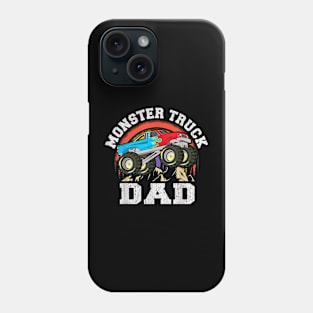Monster Truck Dad Matching Family Monster Truck Lovers Phone Case