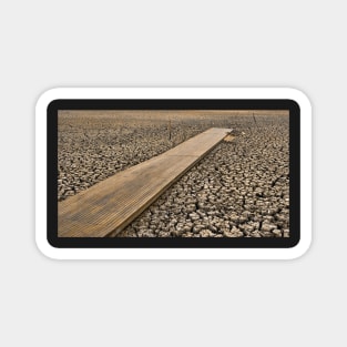 All Dried Up - Mudflats of Lake Wendouree, Ballarat Magnet