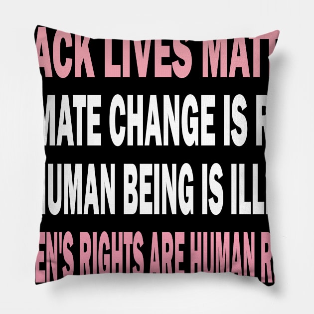 Transgender Shirt-LGBTQ Trans Pride Important Issues Gift Pillow by Kimmicsts