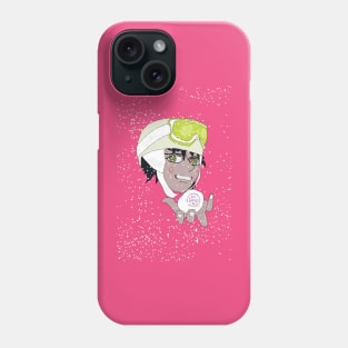 Manga Girl with Snowball Phone Case