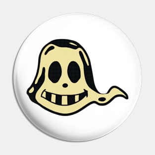 Smiling ghost Pin