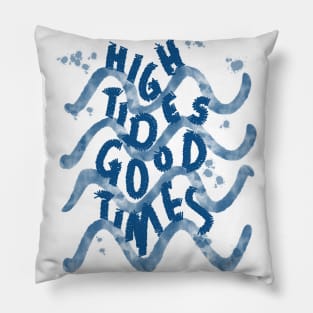 Sea waves quote Pillow