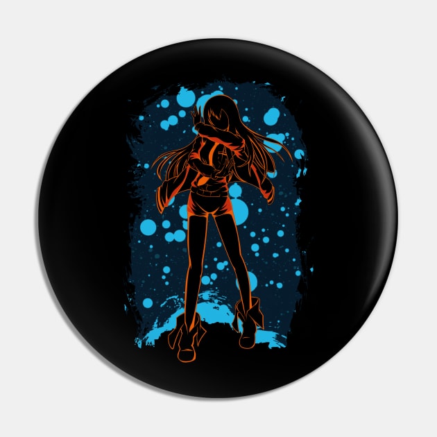 Science Genius Girl Pin by petterart