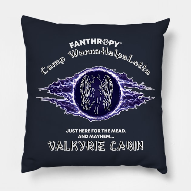 Valkyrie Pillow by Fans of Fanthropy