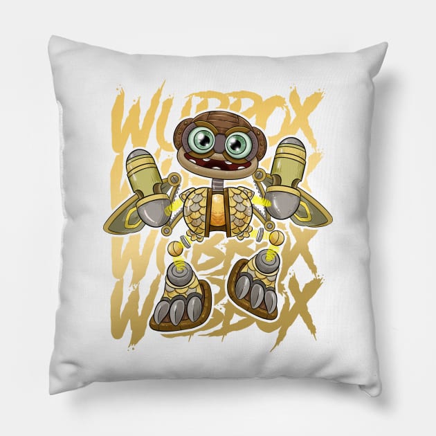 MY SINGING MONSTERS WUBBOX Pillow by Draw For Fun 