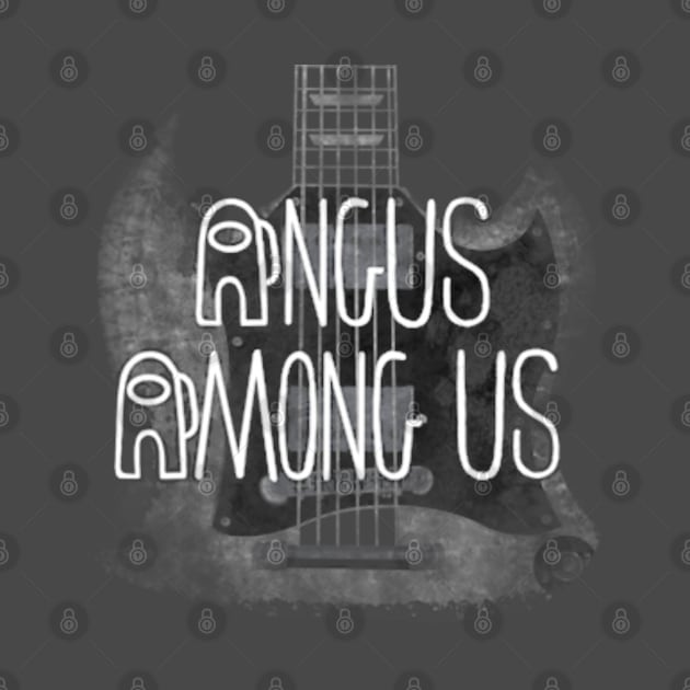 Angus Among Us - who is sus?  SG guitar by BrederWorks