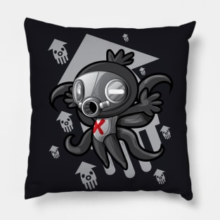 Alien Black x Octopus Pillow