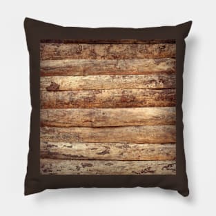 primitive woodland western country log cabin firewood Pillow