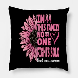 Breast Cancer Support Family Breast Cancer Awareness Pillow