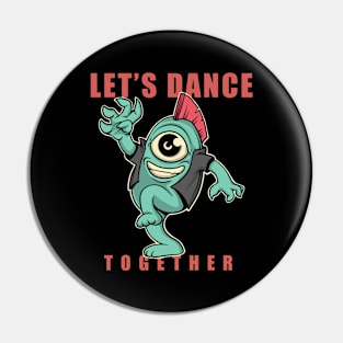 Retro Monster Pin