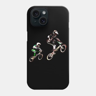 BMX bar turn jump Phone Case