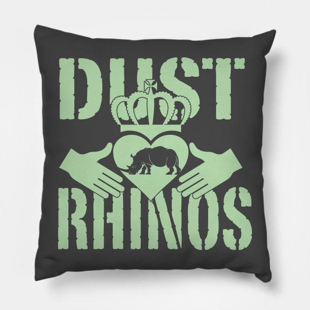 DR Claddagh Pillow by Dust Rhinos Swag Store