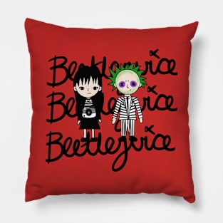 Beetlejuice and Lydia Pillow