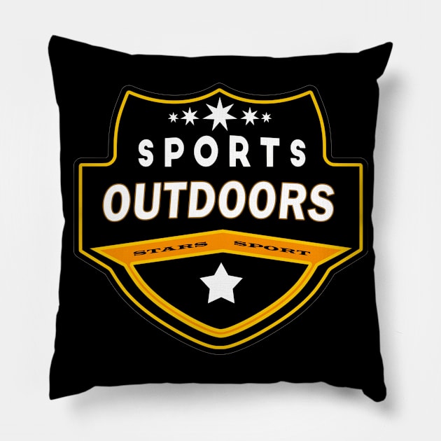 OUTDOORS Pillow by Usea Studio