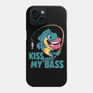 Fishing Lover - Kiss My Bass: The Fun Side of Fishing! Phone Case