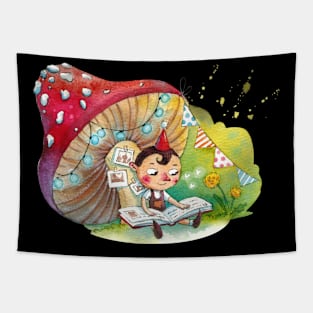 Curious Gnome Tapestry