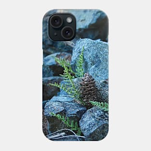 Tiny Ferns and Pinecone Phone Case