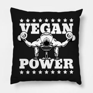 Vegan Power Weightlifter Pillow