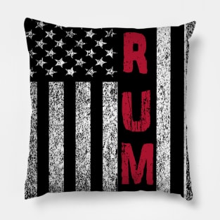 Donald Trump 2020 American Flag Vintage MAGA Trump 2020 Pillow