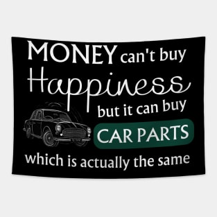 Auto Parts = Joyful Bliss - More Parts, More Happiness Tapestry