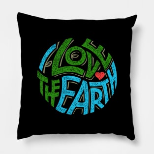 Love Earth - Hipster, Tattoo Earth Heart , Earth Day Pillow