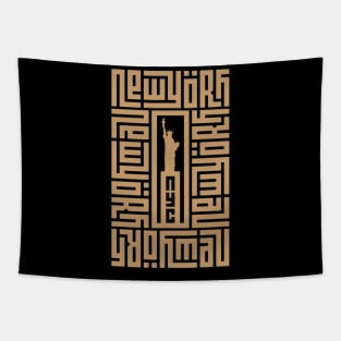 New York Statue Liberty Tapestry