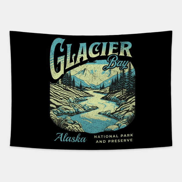 Glacier Bay National Park Tapestry by Mr A.B