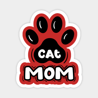 Cat Mom Magnet