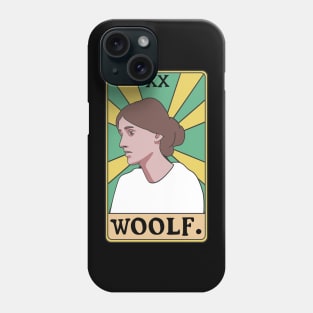 Virginia Woolf Tarot Card - Female Feminist British English Writer Author Literature Read Phone Case