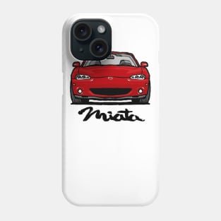 MX5 Miata NB2 Red Phone Case