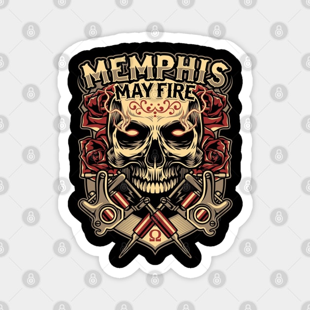 MEMPHIS MAY FIRE BAND Magnet by rahobisona