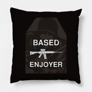 Based AR-15 Enjoyer Pillow