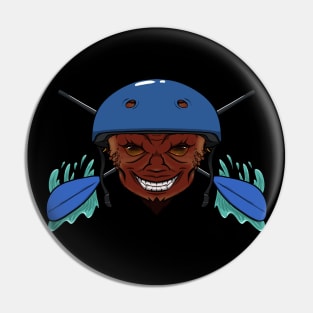 Rafting Devil (no caption) Pin