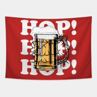 Hop Hop Hop! - Merry Beermas! Tapestry