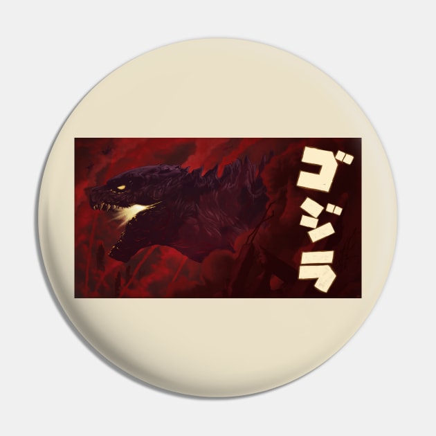 Godzilla Pin by metmangindaan