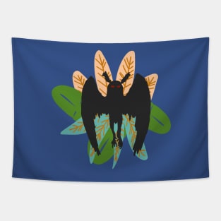 Tropical Mothman Pattern Tapestry